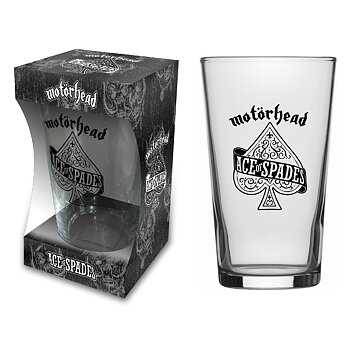 MOTORHEAD - ACE OF SPADES - BEER GLASS (BOXED)