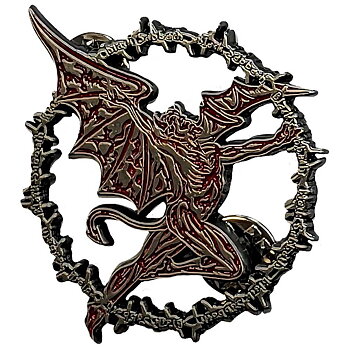 Black Sabbath Pin Badge: Daemon Ring