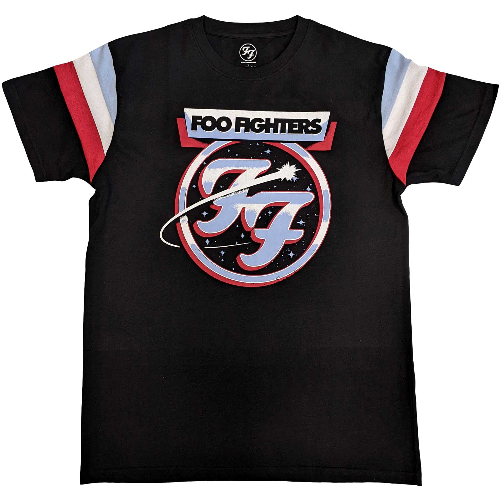 Foo Fighters Unisex Ringer T-Shirt: Comet Tricolour (Small)