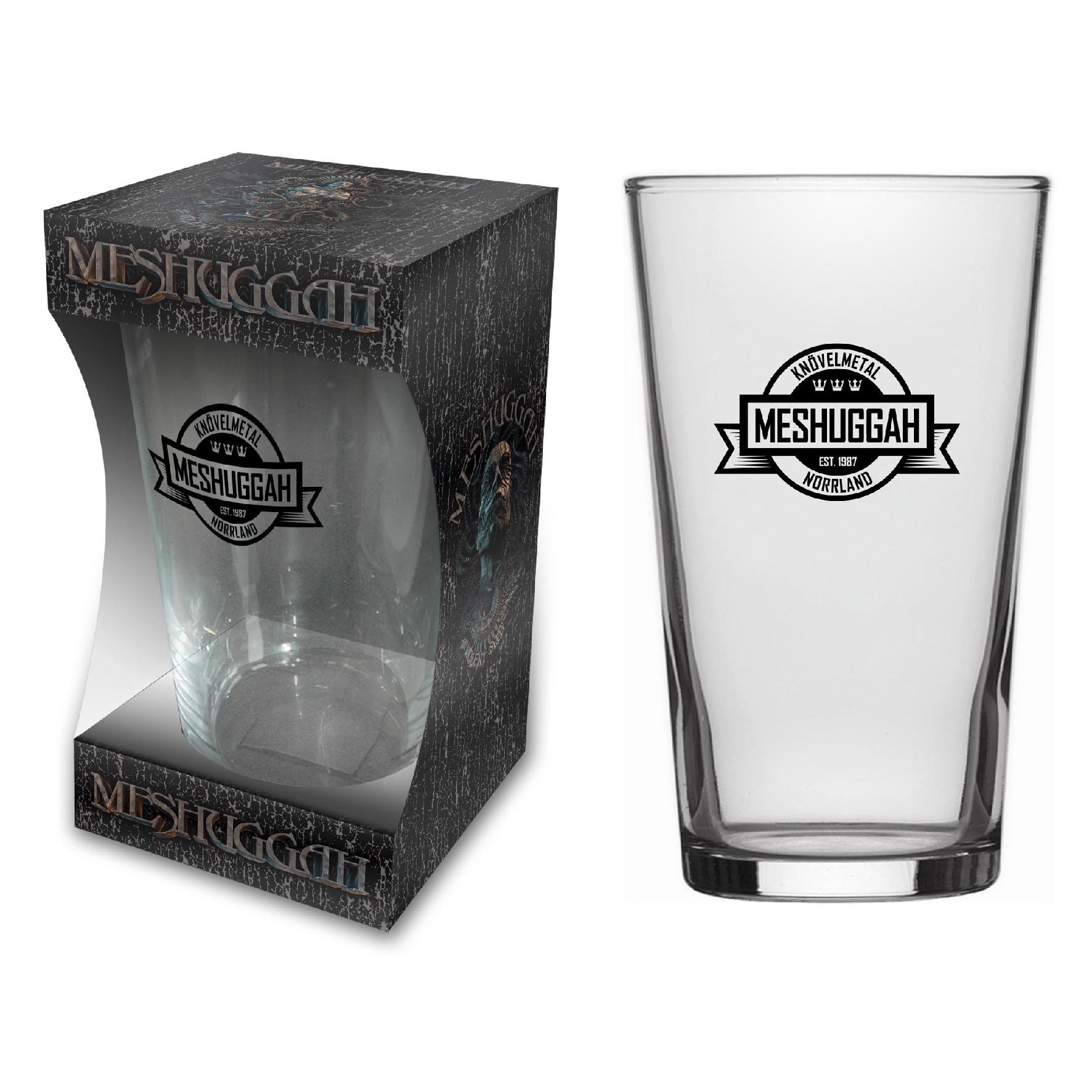 MESHUGGAH - CREST - BEER GLASS (BOXED)