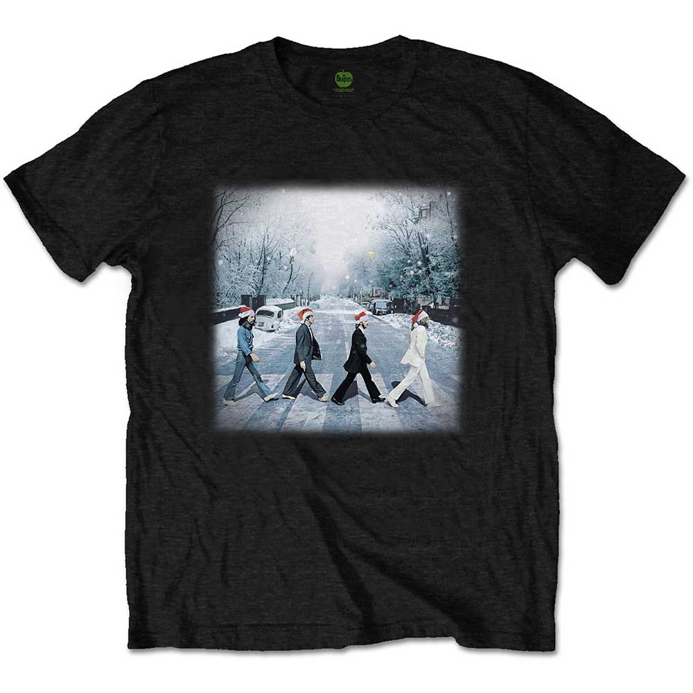 The Beatles Unisex T-Shirt: Abbey Christmas (XX-Large)