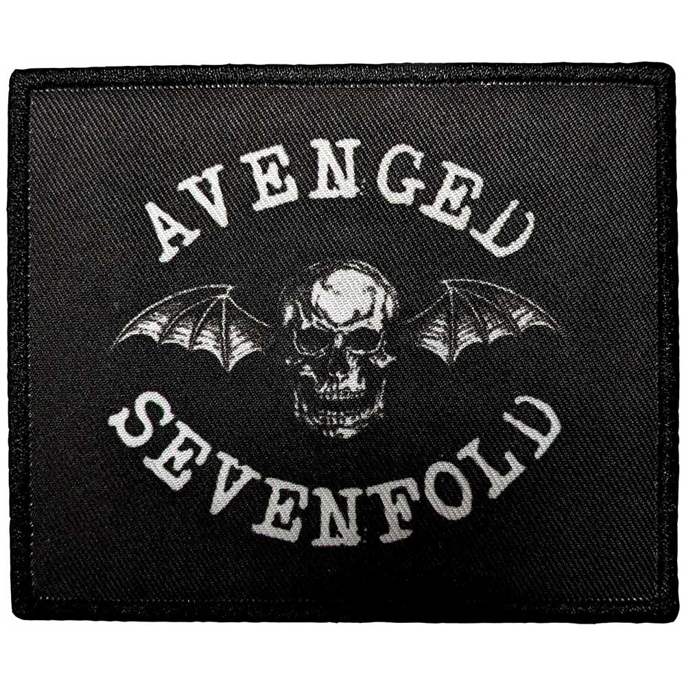 Avenged Sevenfold Standard Printed Patch: Deathbat Crest