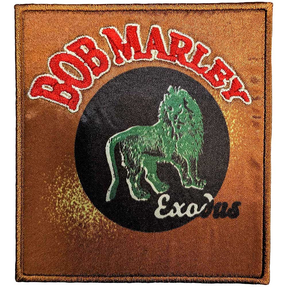 Bob Marley Standard Printed Patch: Exodus Lion
