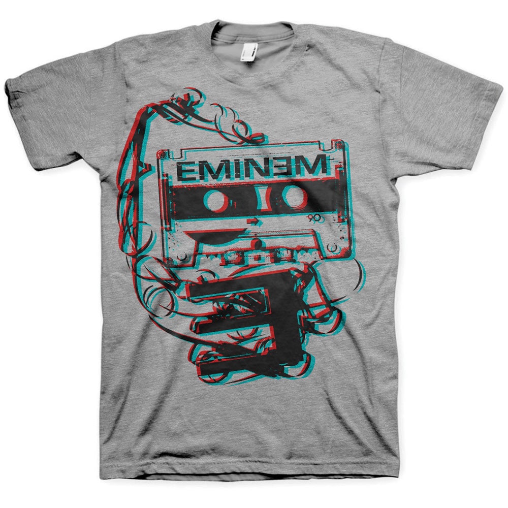 Eminem Unisex T-Shirt: Tape (Large) - 2
