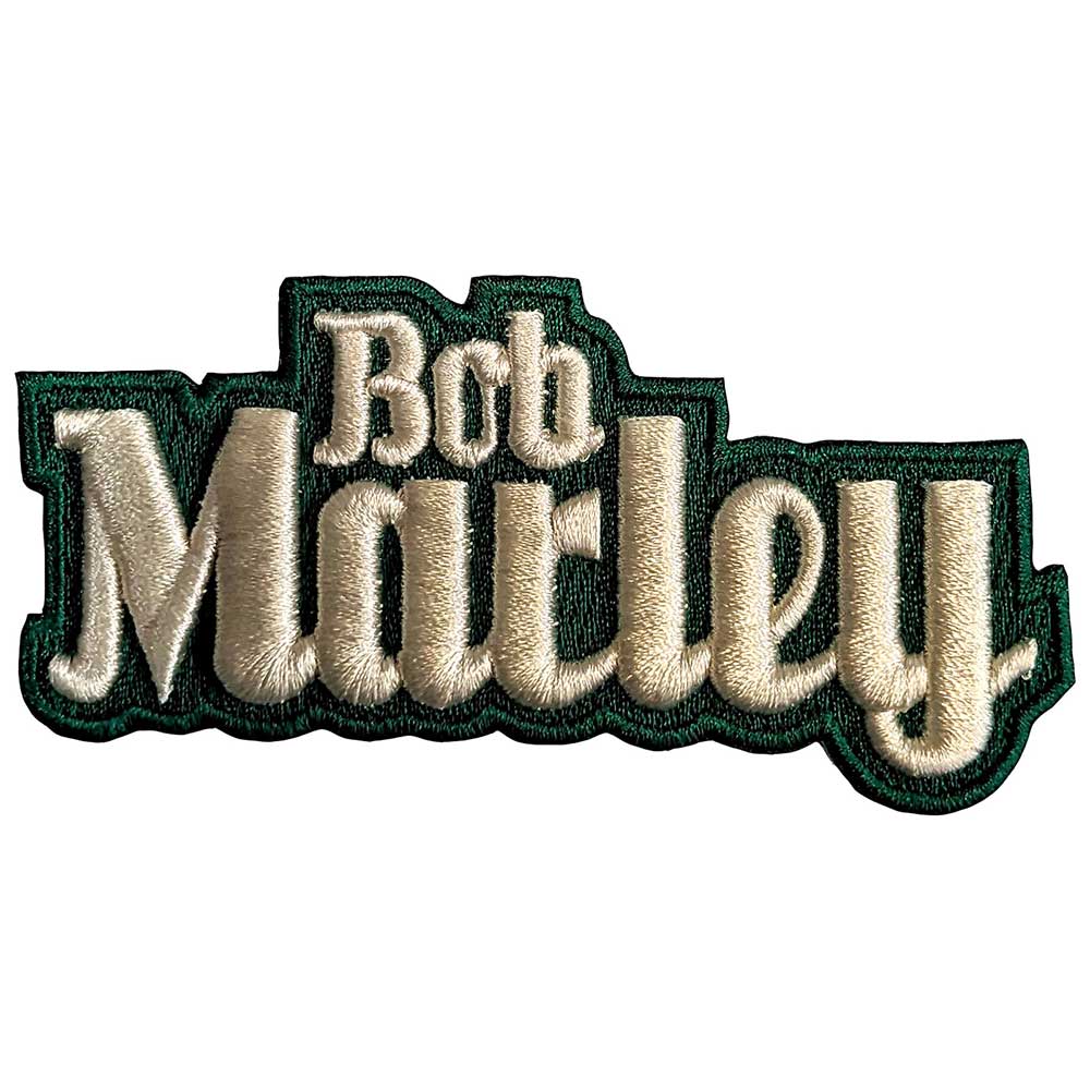 Bob Marley Standard Woven Patch: Text Logo