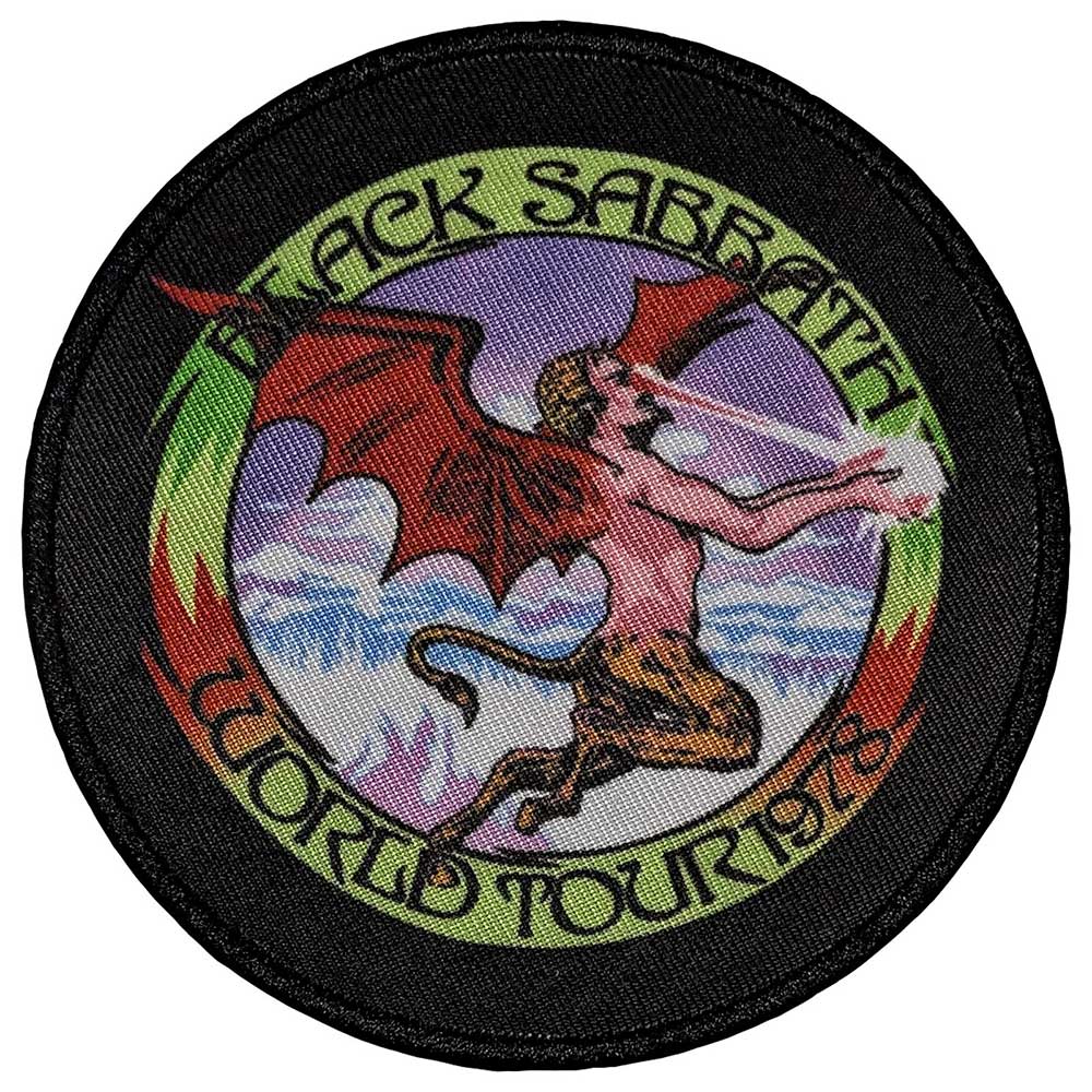 Black Sabbath Standard Printed Patch: World Tour 1978
