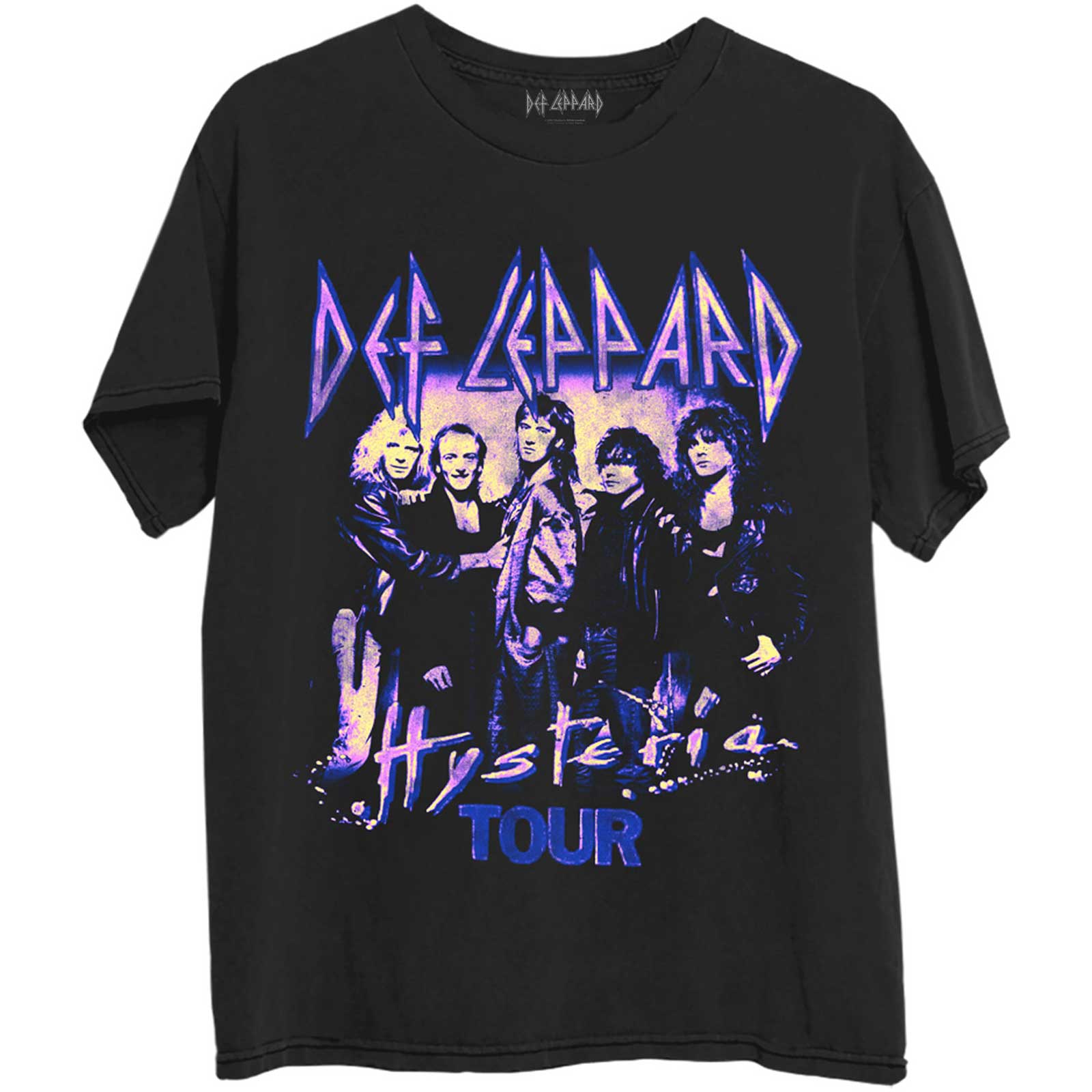 Def Leppard Unisex T-Shirt: Hysteria Tour (Medium)