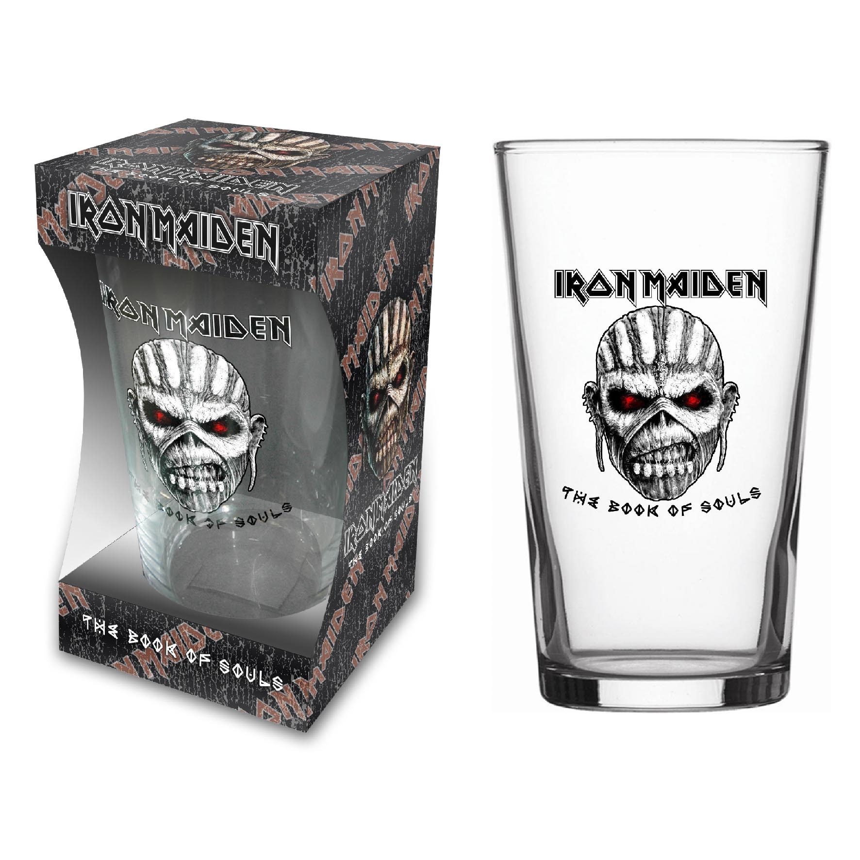 IRON MAIDEN - BOOK OF SOULS - BEER GLASS (BOXED)