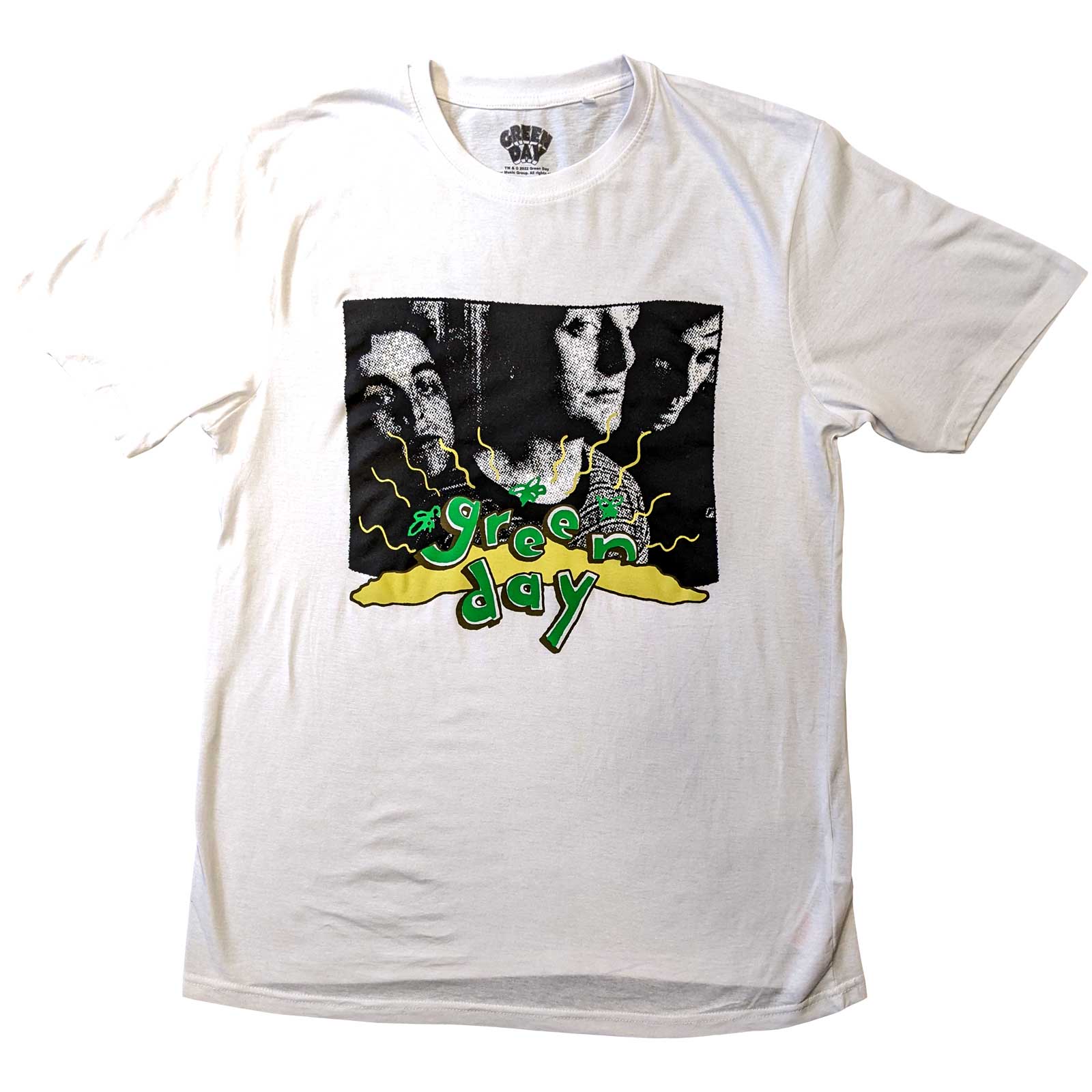 Green Day Unisex T-Shirt: Dookie Photo (Large)