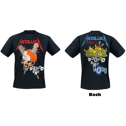 Metallica Unisex T-Shirt: Damage Inc (Back Print) (XX-Large)