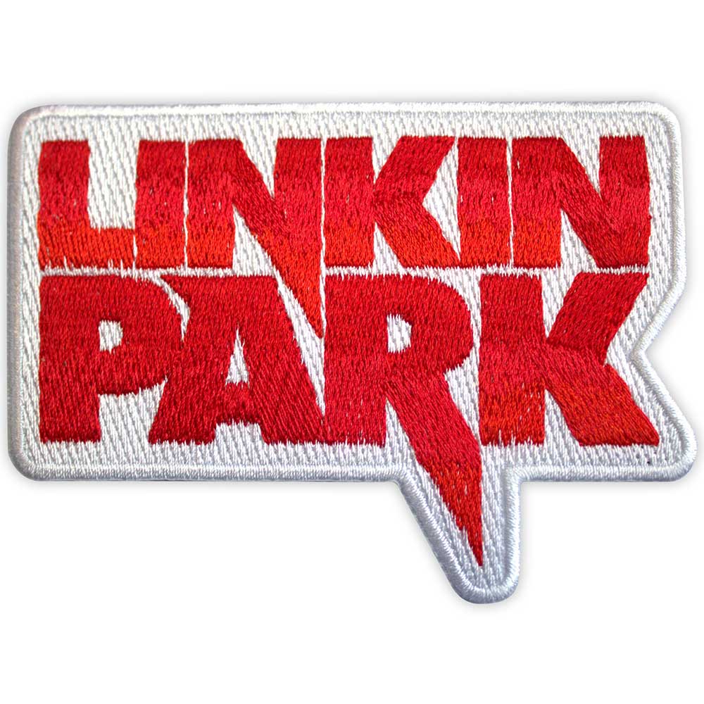 Linkin Park Standard Woven Patch: Red Logo