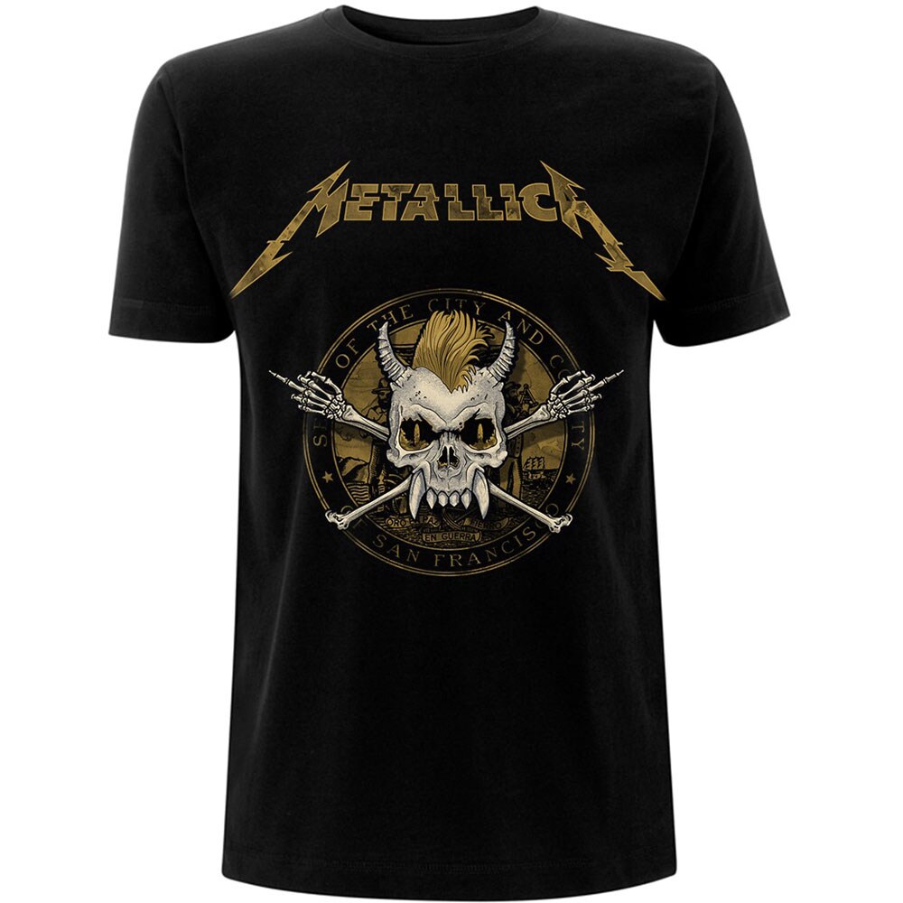 Metallica Unisex T-Shirt: Scary Guy Seal (XX-Large)