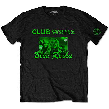 Bebe Rexha Unisex T-Shirt: Club Sacrifice (Sleeve Print) (Small)