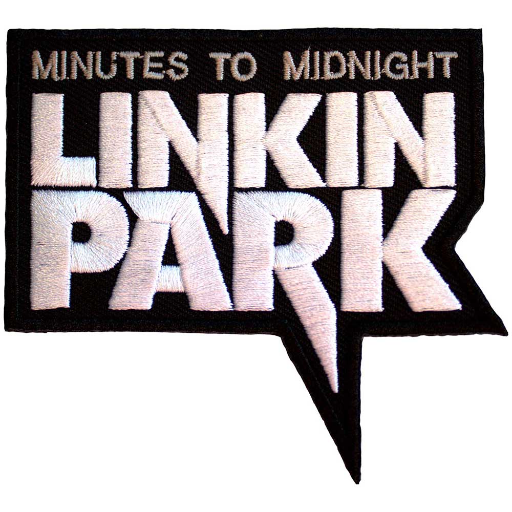 Linkin Park Standard Woven Patch: Minutes To Midnight