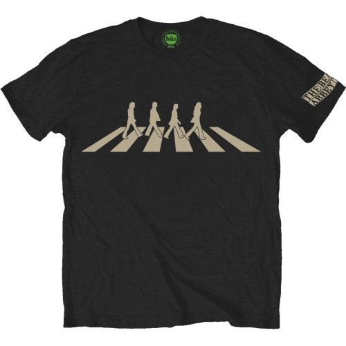 The Beatles Unisex T-Shirt: Abbey Road Silhouette (Small)