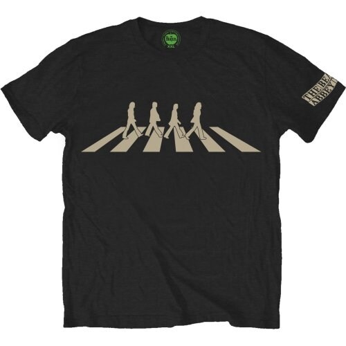 The Beatles Unisex T-Shirt: Abbey Road Silhouette (Small) - 2