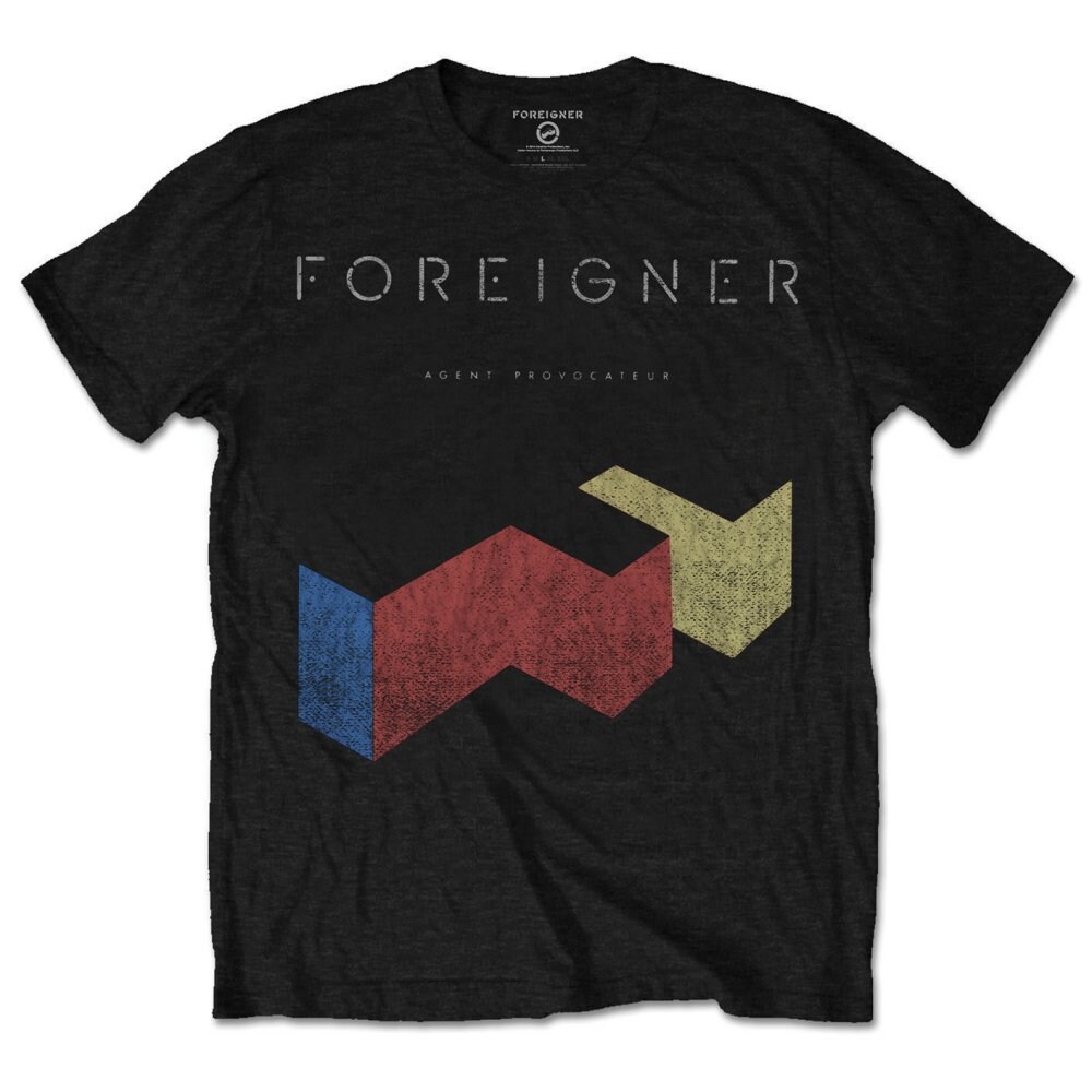 Foreigner Unisex T-Shirt: Vintage Agent Provocateur (Medium) - 2