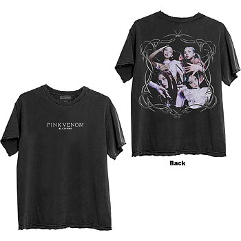 BlackPink Unisex T-Shirt: Pink Venom (Back Print) (X-Large)