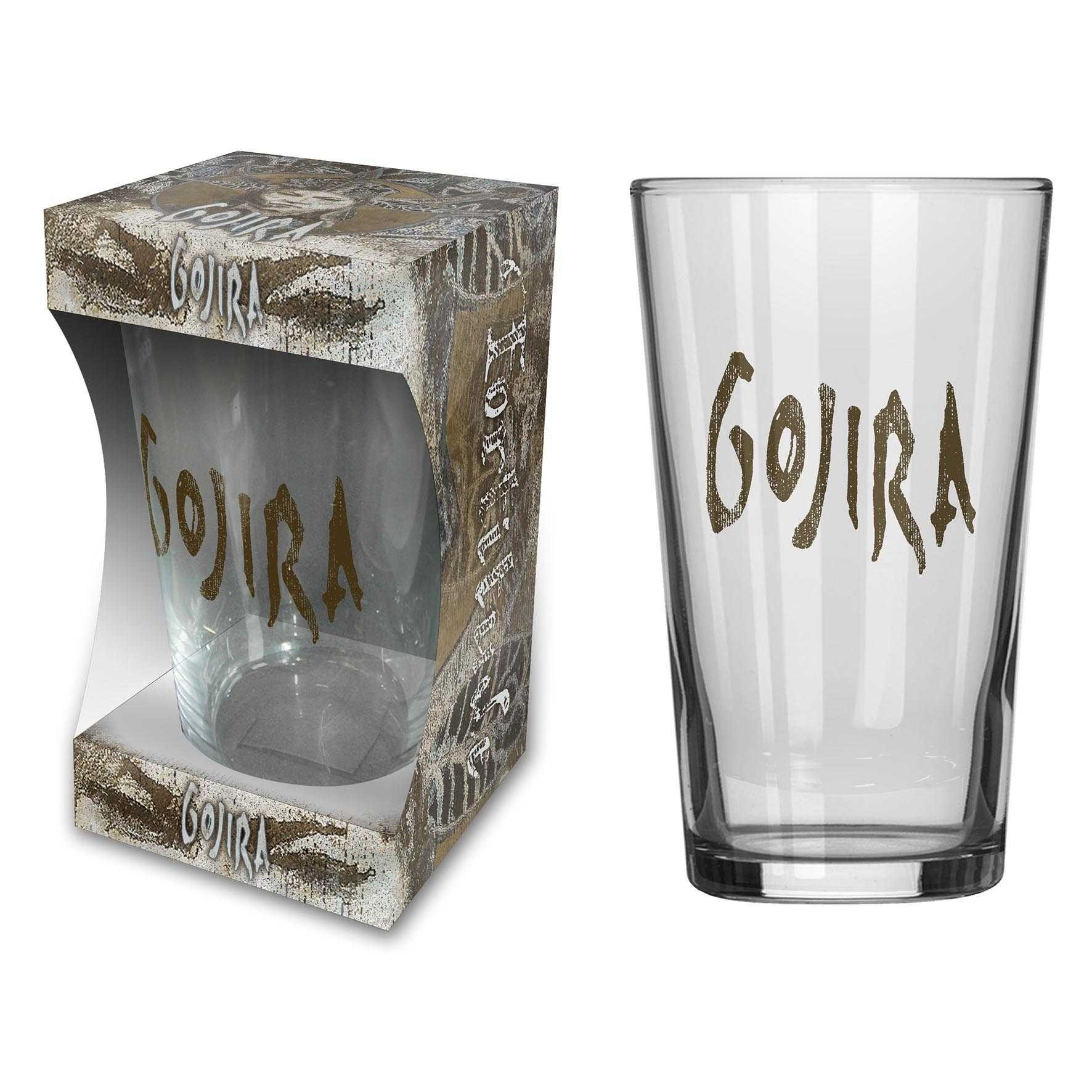 GOJIRA - FORTITUDE - BEER GLASS (BOXED)