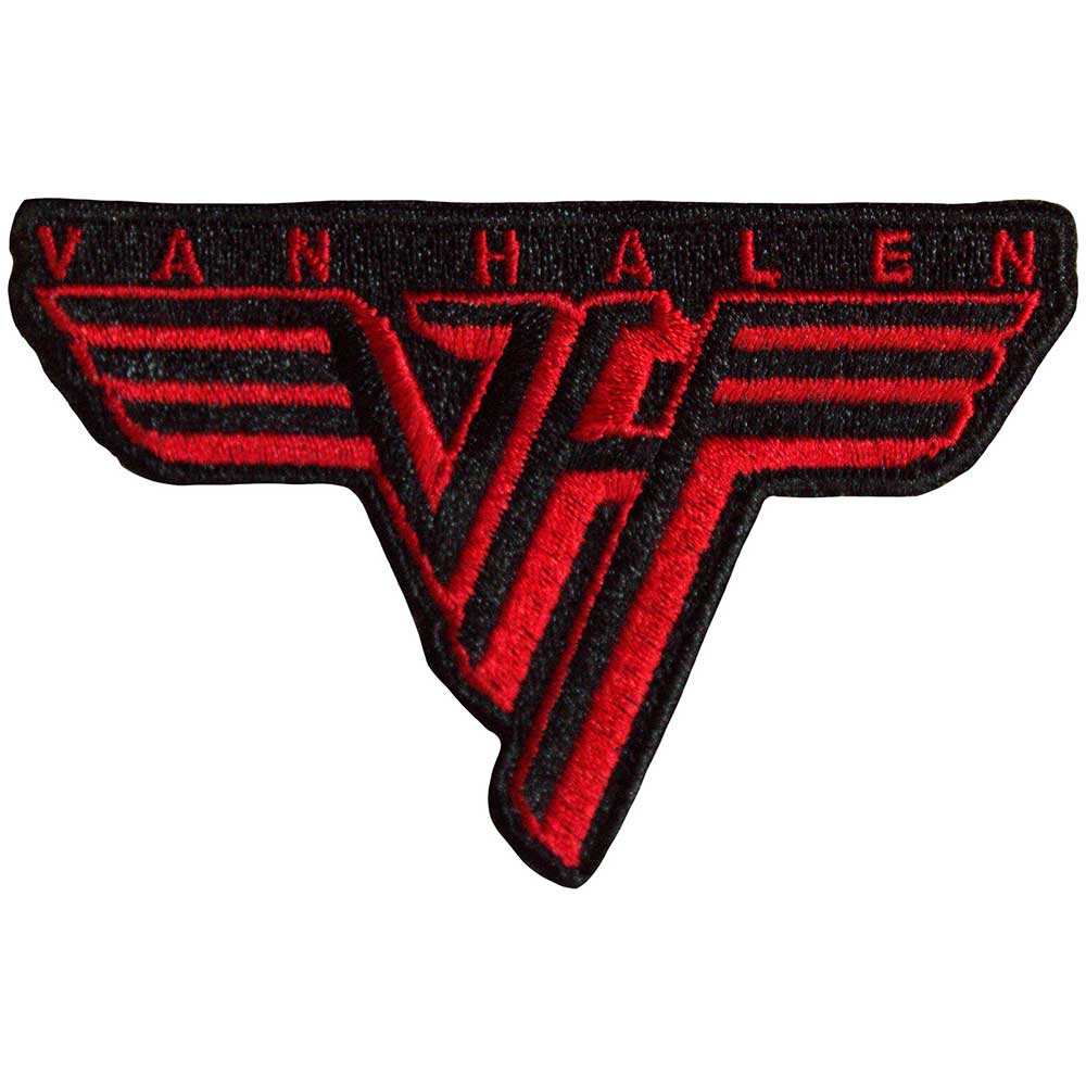 Van Halen Standard Woven Patch: Classic Red Logo