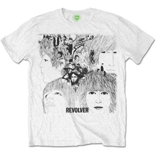 The Beatles Unisex T-Shirt: Revolver Album Cover (Large)