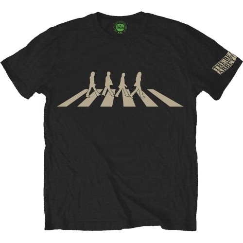 The Beatles Unisex T-Shirt: Abbey Road Silhouette (Large) - 2