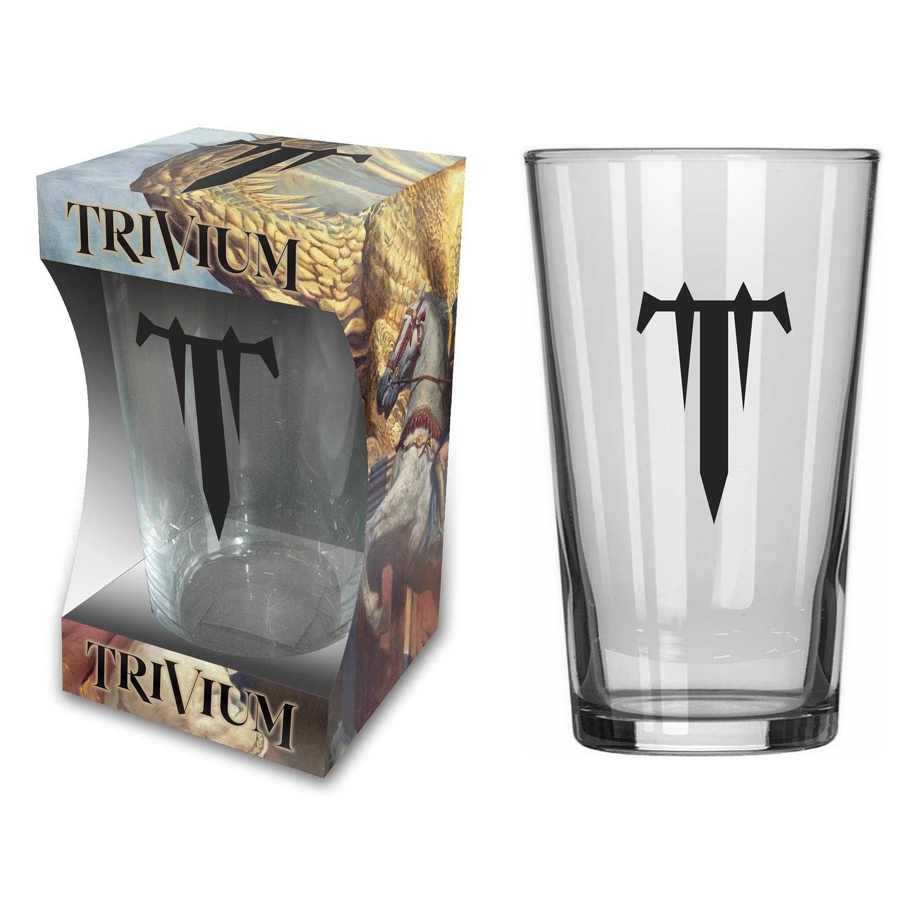 TRIVIUM - IN THE COURT OF THE DRAGON - BEER GLASS (BOXED)