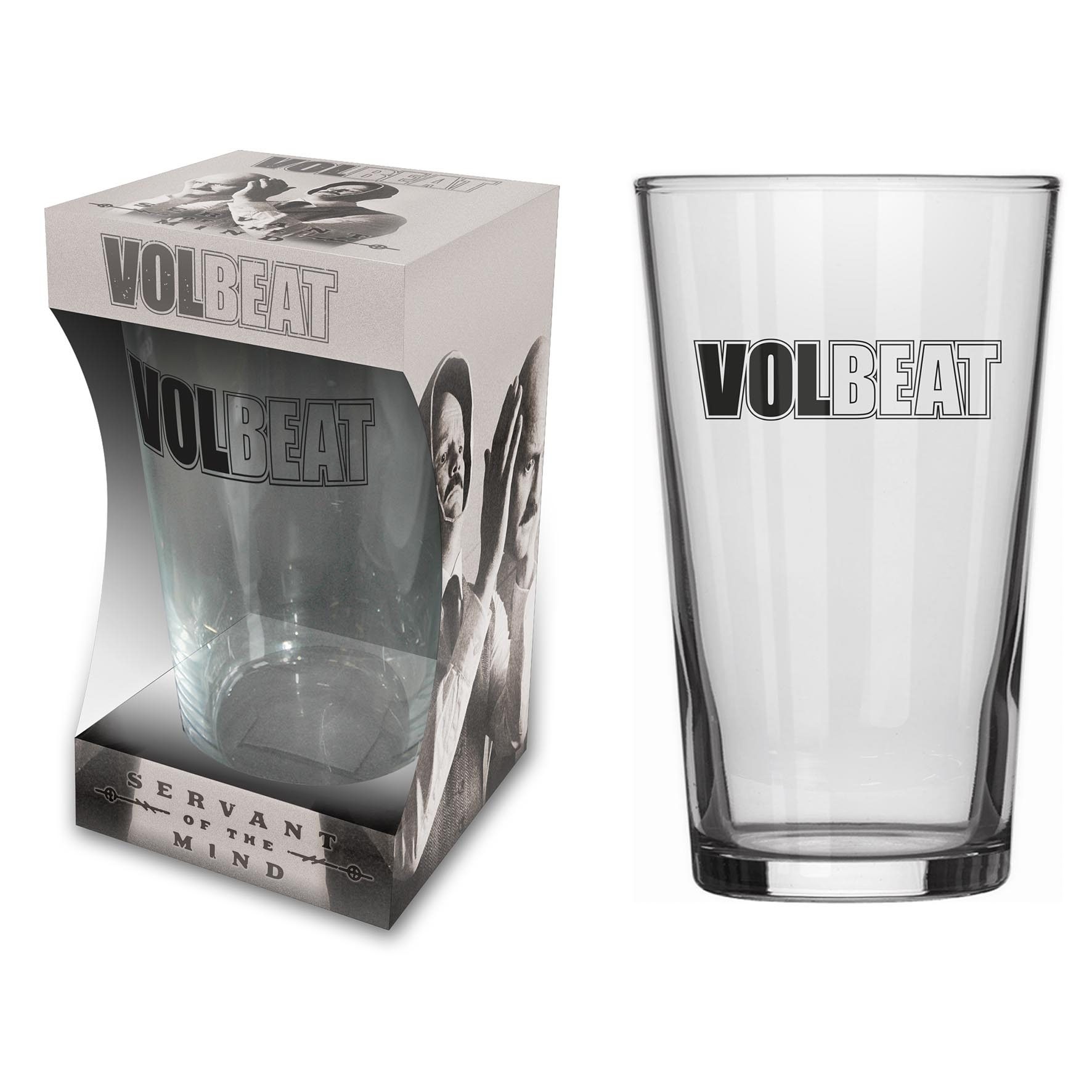 VOLBEAT - SERVANT OF THE MIND - BEER GLASS (BOXED)