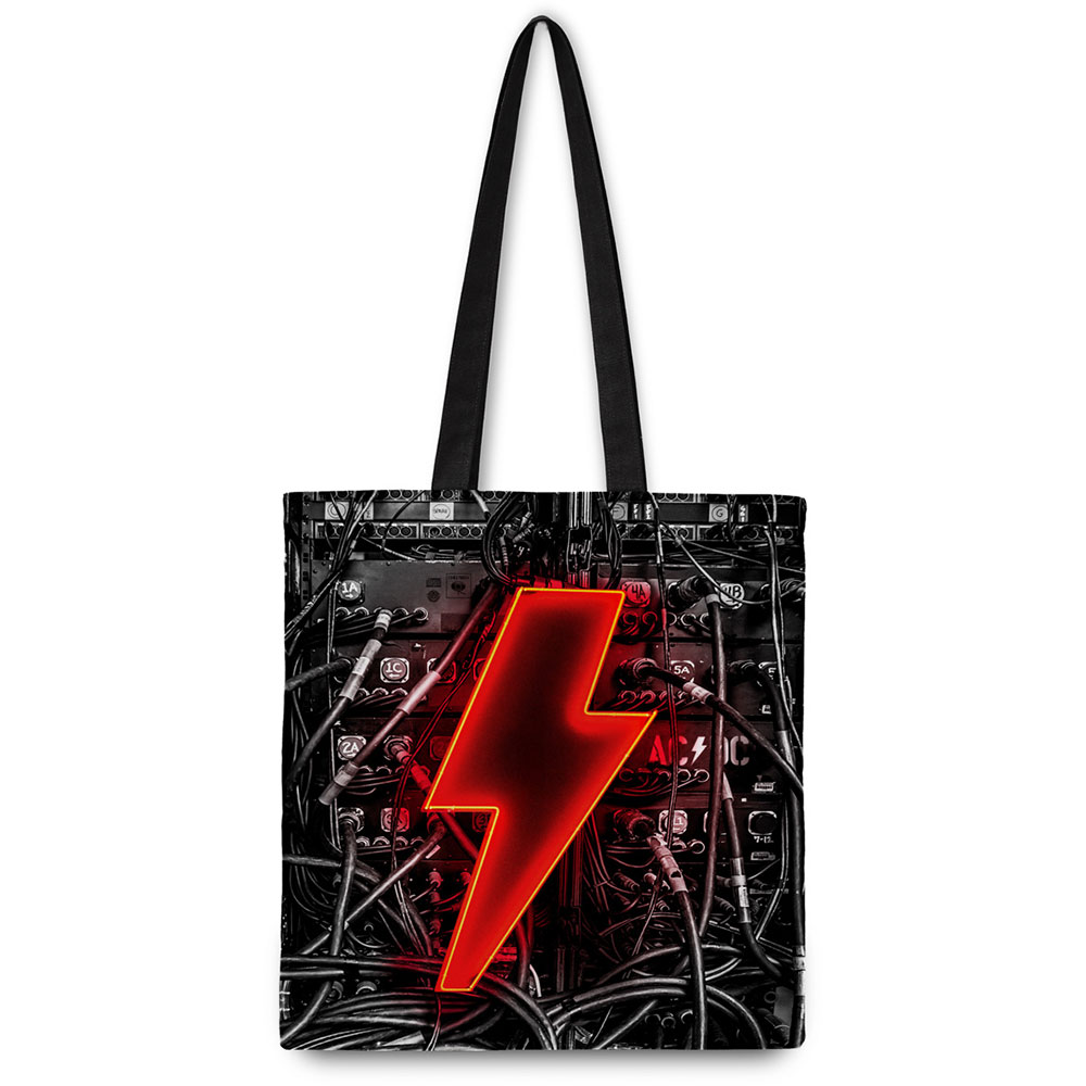 AC/DC Cotton Tote Bag: PWR Up - 2