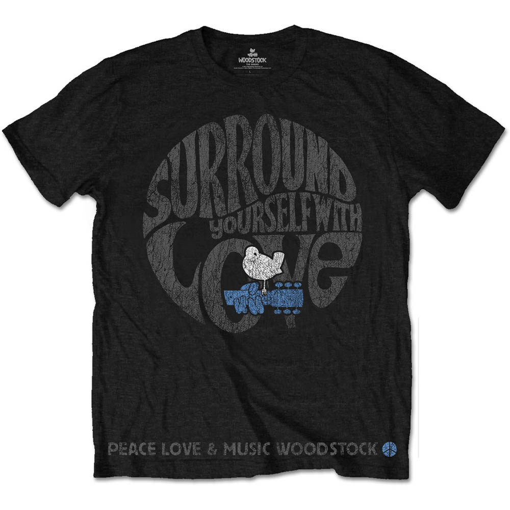 Woodstock Unisex T-Shirt: Surround Yourself (Medium)