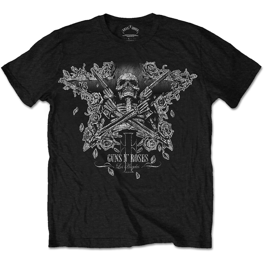 Guns N' Roses Unisex T-Shirt: Skeleton Guns (Medium) - 2