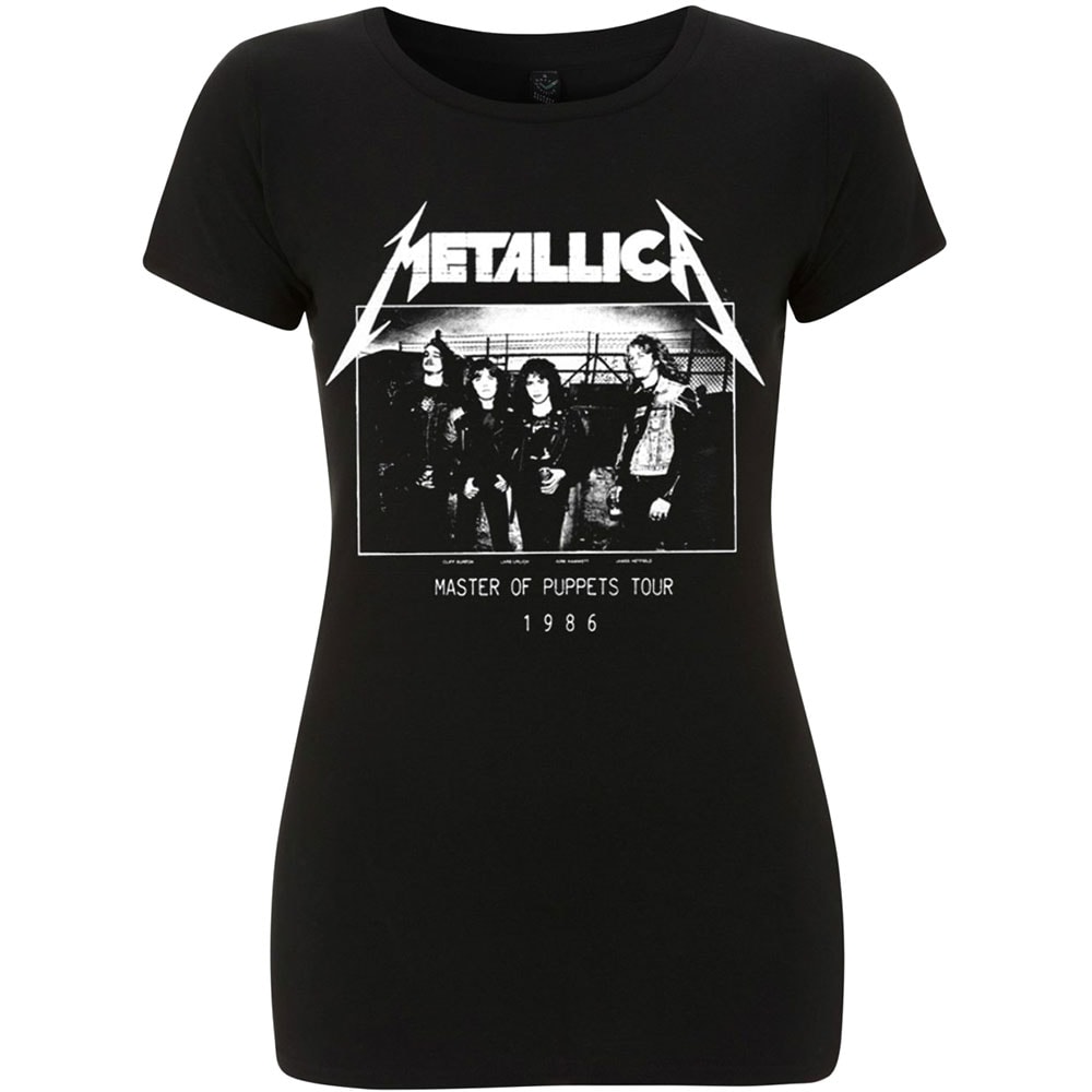 Metallica Ladies T-Shirt: MOP Photo Damage Inc Tour (X-Large)