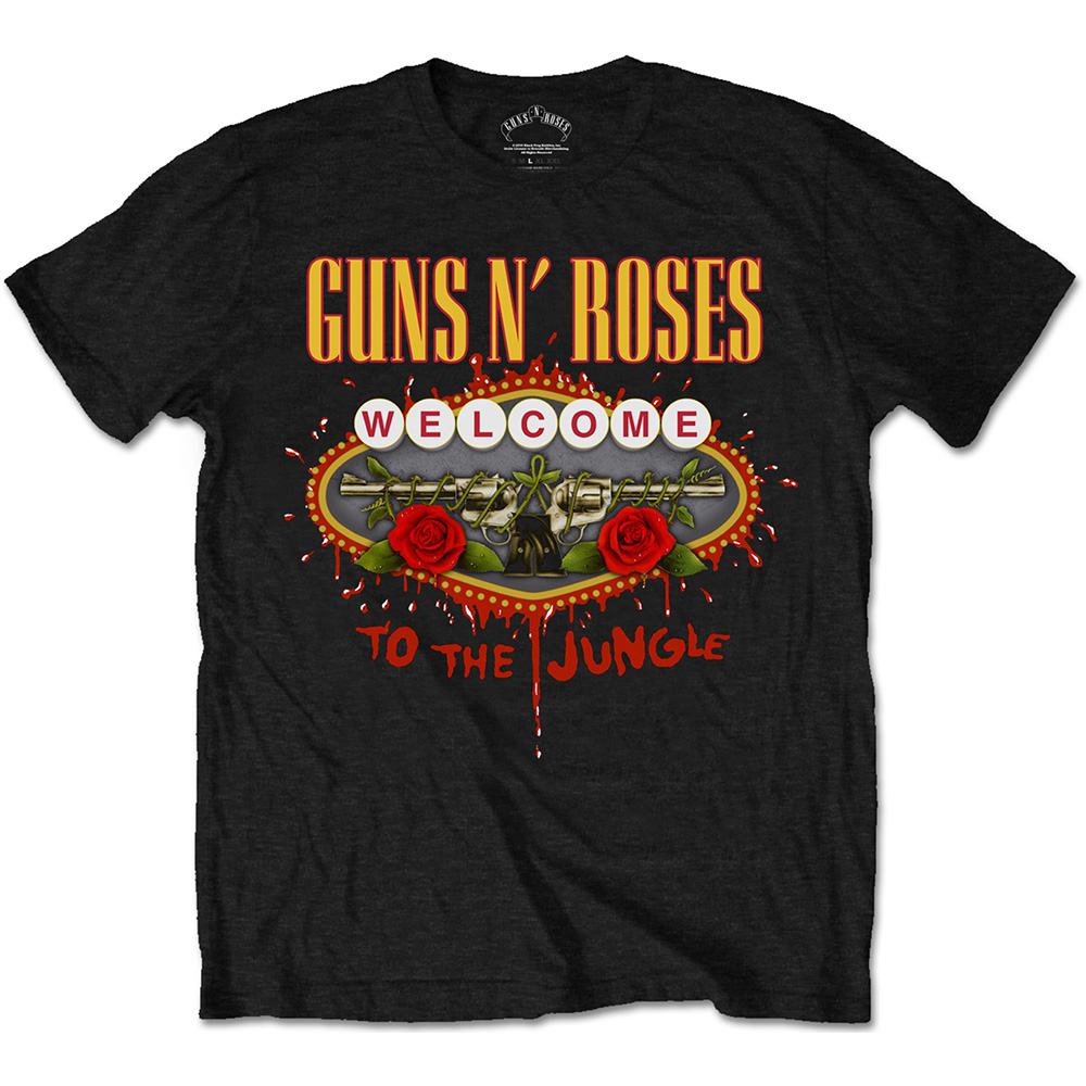 Guns N' Roses Unisex T-Shirt: Welcome to the Jungle (Medium)