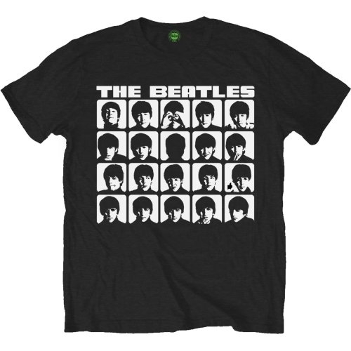 The Beatles Unisex T-Shirt: Hard Days Night Faces Mono (X-Large)