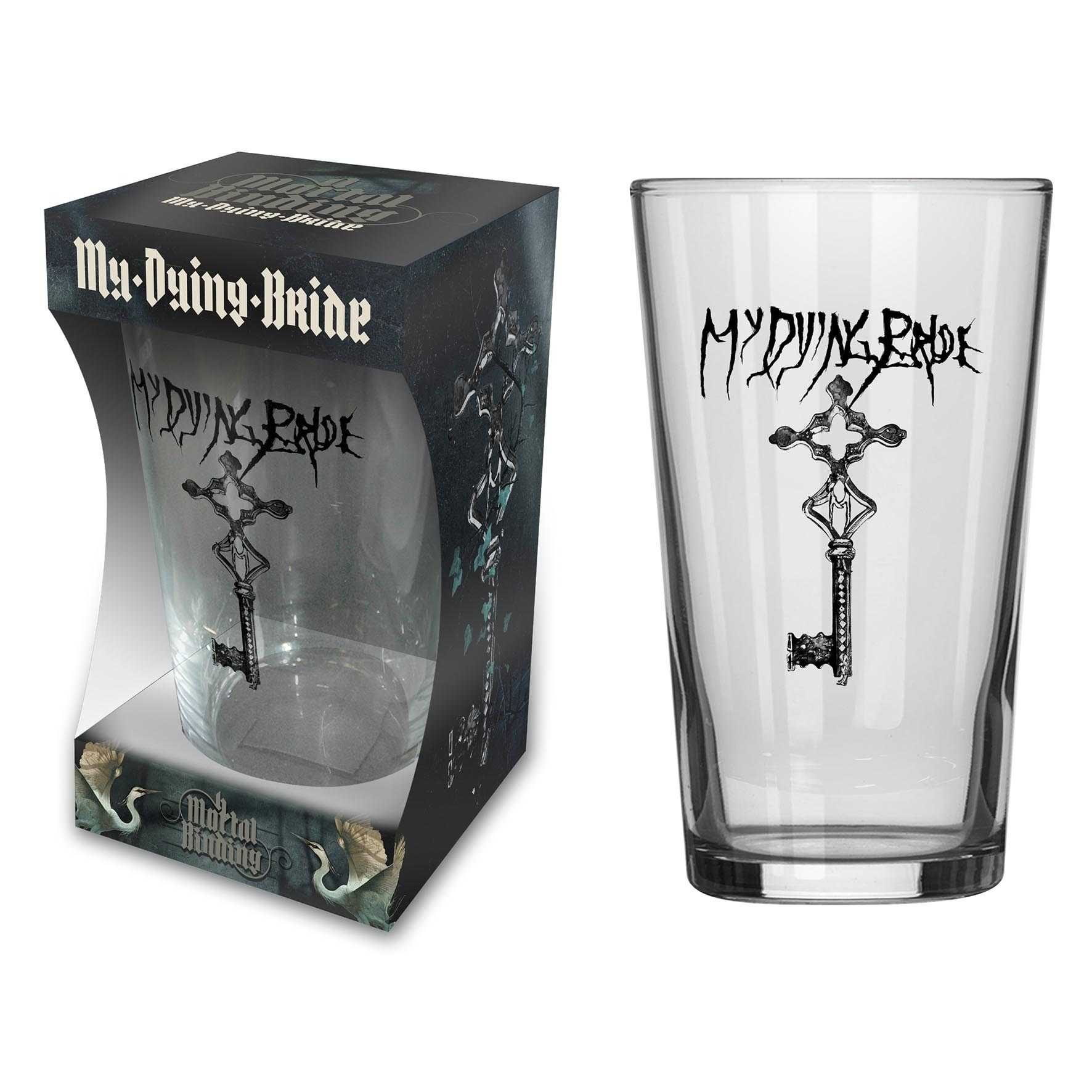 MY DYING BRIDE - A MORTAL BINDING - BEER GLASS (BOXED)