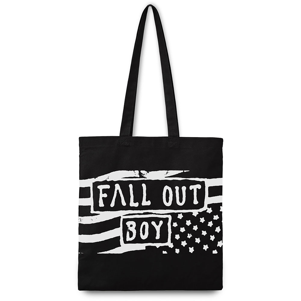 Fall Out Boy Cotton Tote Bag: Flag - 2