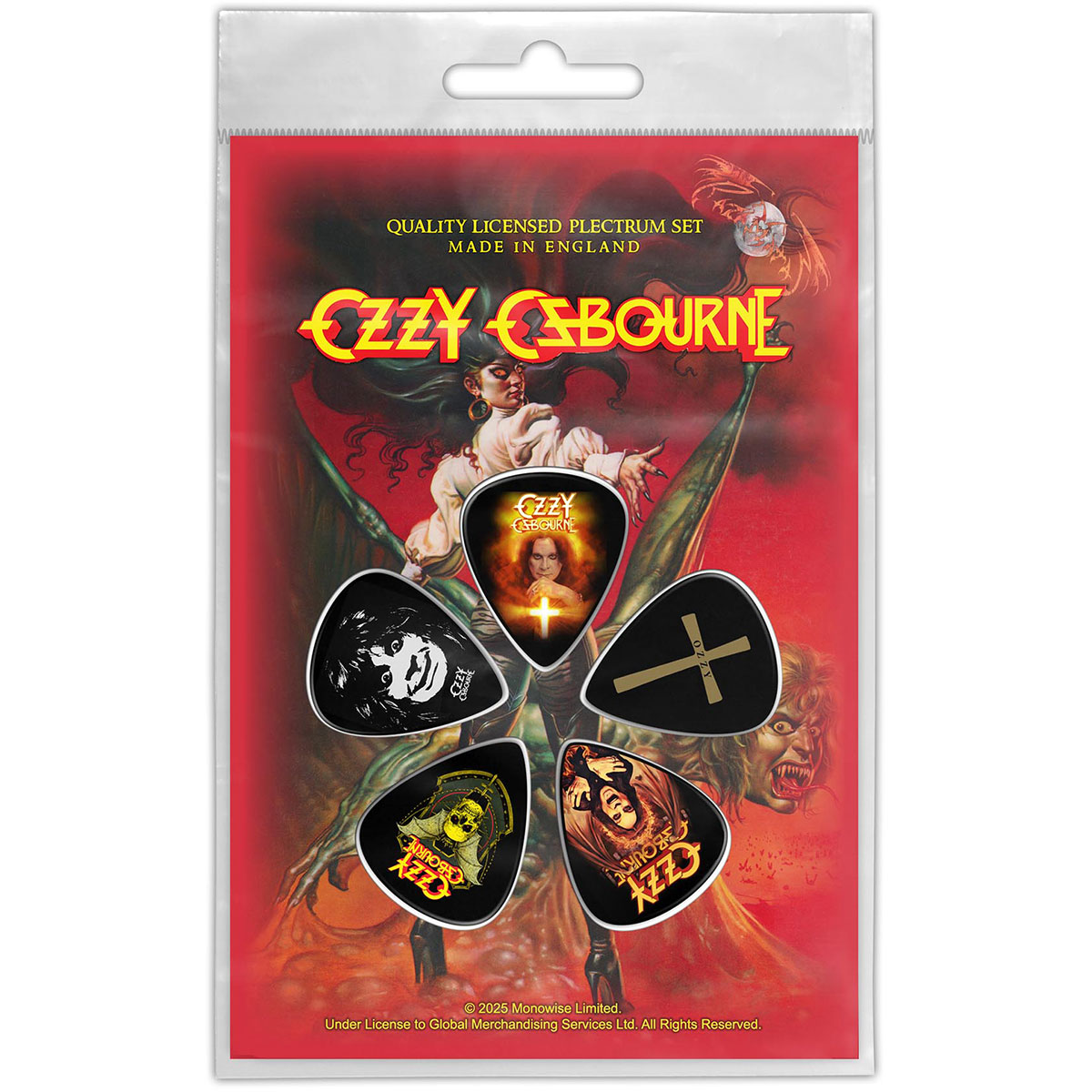 Ozzy Osbourne Plectrum Pack: The Ultimate Sin
