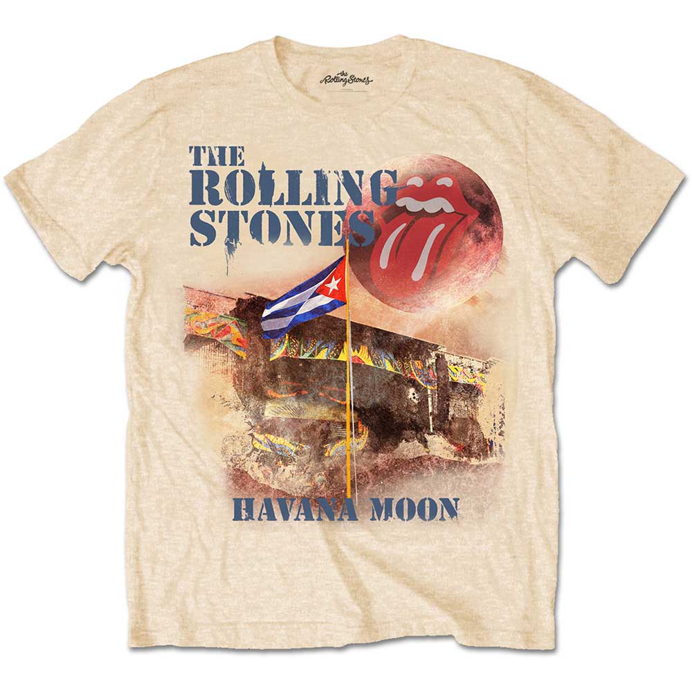 The Rolling Stones Unisex T-Shirt: Havana Moon (Medium)