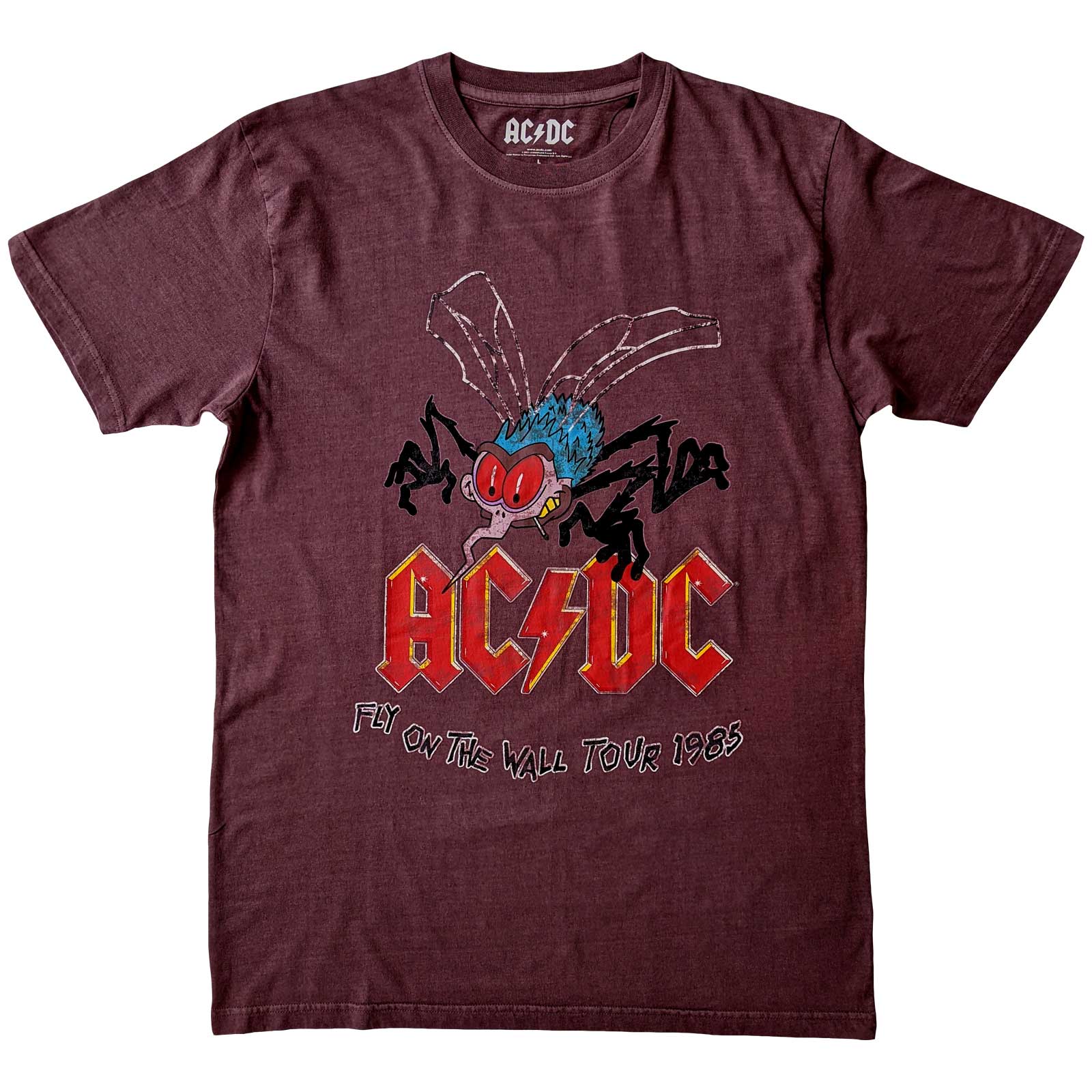 AC/DC Unisex T-Shirt: Fly On The Wall Tour (Medium)