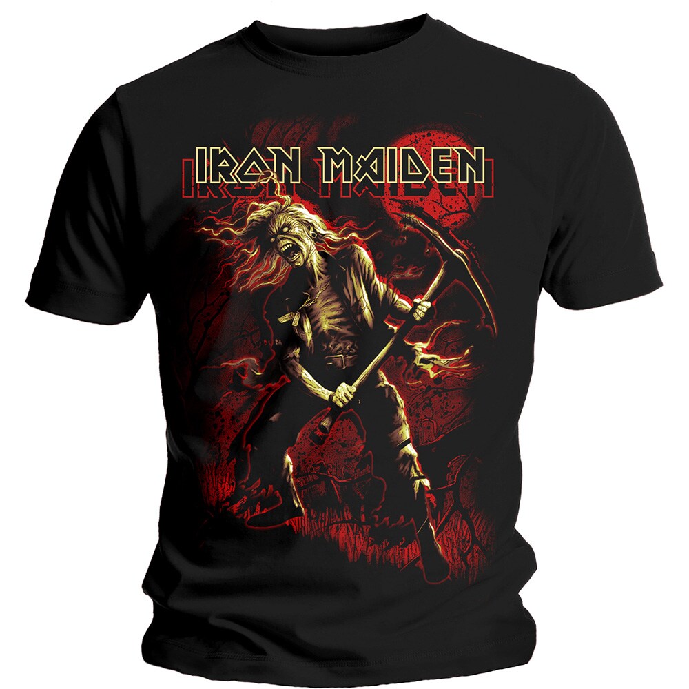 Iron Maiden Unisex T-Shirt: Benjamin Breeg Red Graphic (Large) - 2