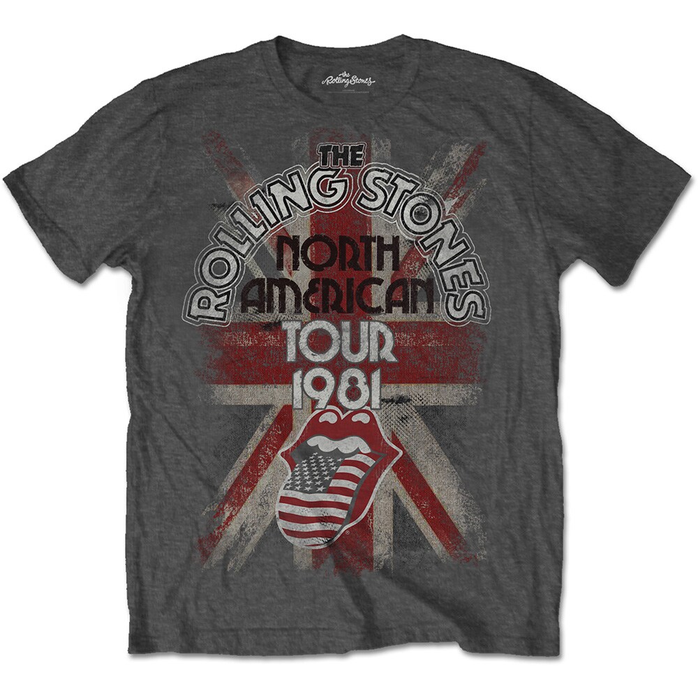 The Rolling Stones Unisex T-Shirt: North American Tour 1981 (Medium) - 2