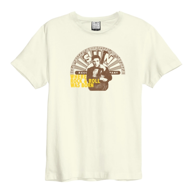 Sun Records & Elvis: Rock & Roll Amplified X Large Vintage White T Shirt