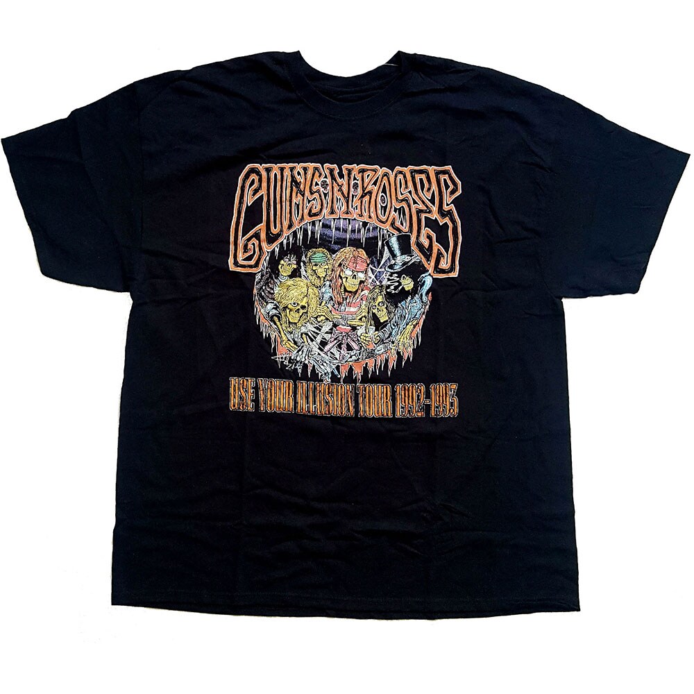 Guns N' Roses Unisex T-Shirt: Illusion Monsters (Large) - 2