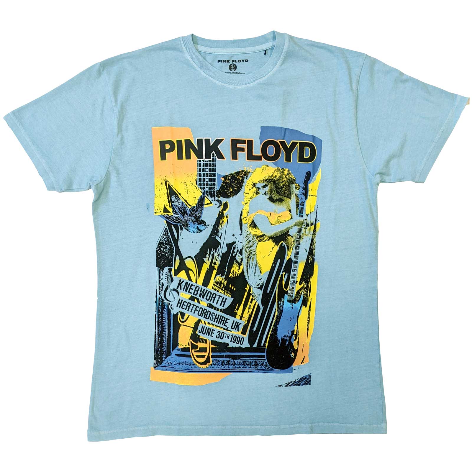 Pink Floyd Unisex T-Shirt: Knebworth Live (Wash Collection) (Medium)