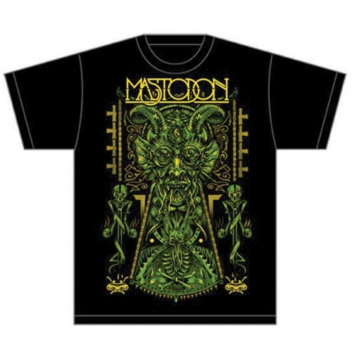 Mastodon Unisex T-Shirt: Devil on Black (Small)
