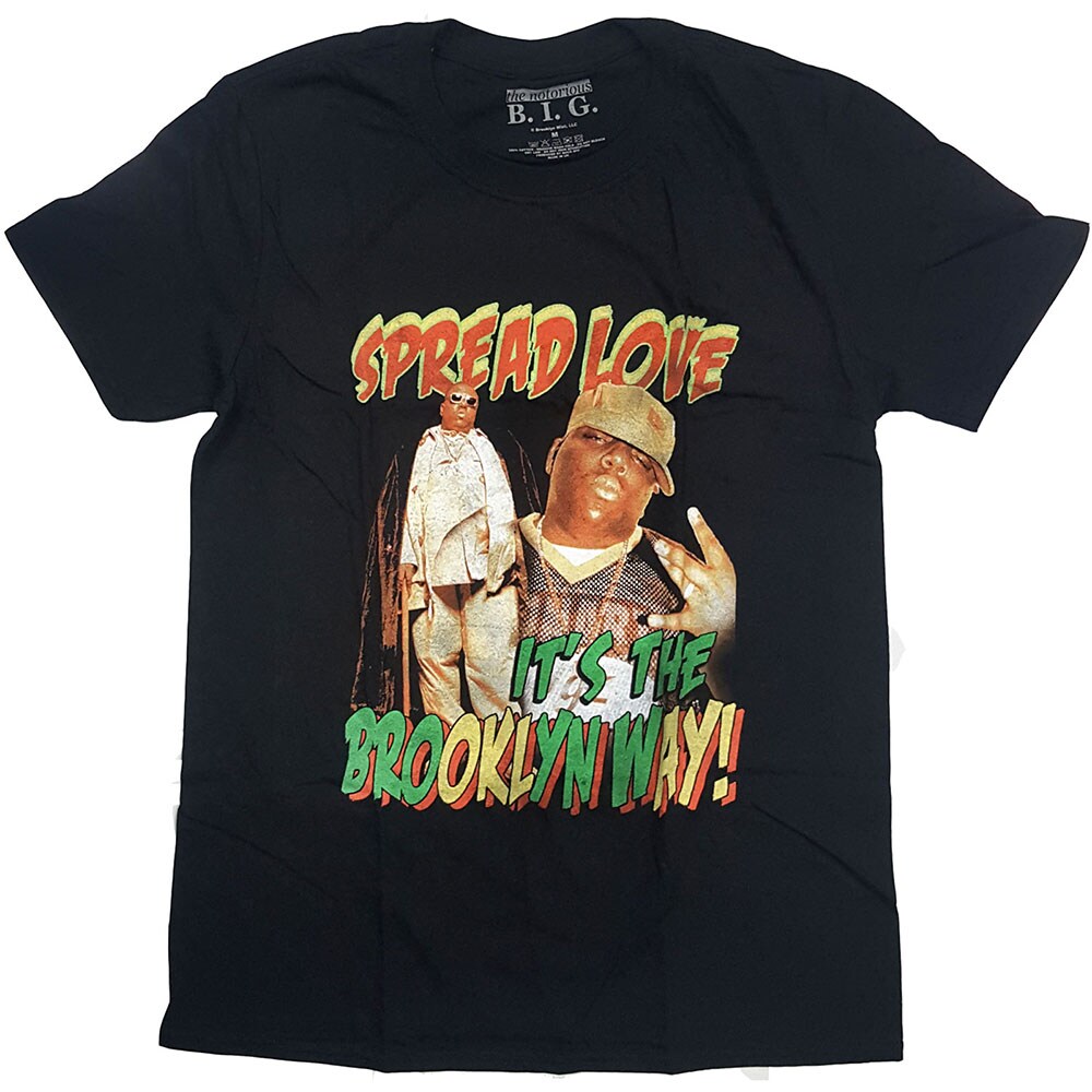 Biggie Smalls Unisex T-Shirt: Spread The Love (Small)