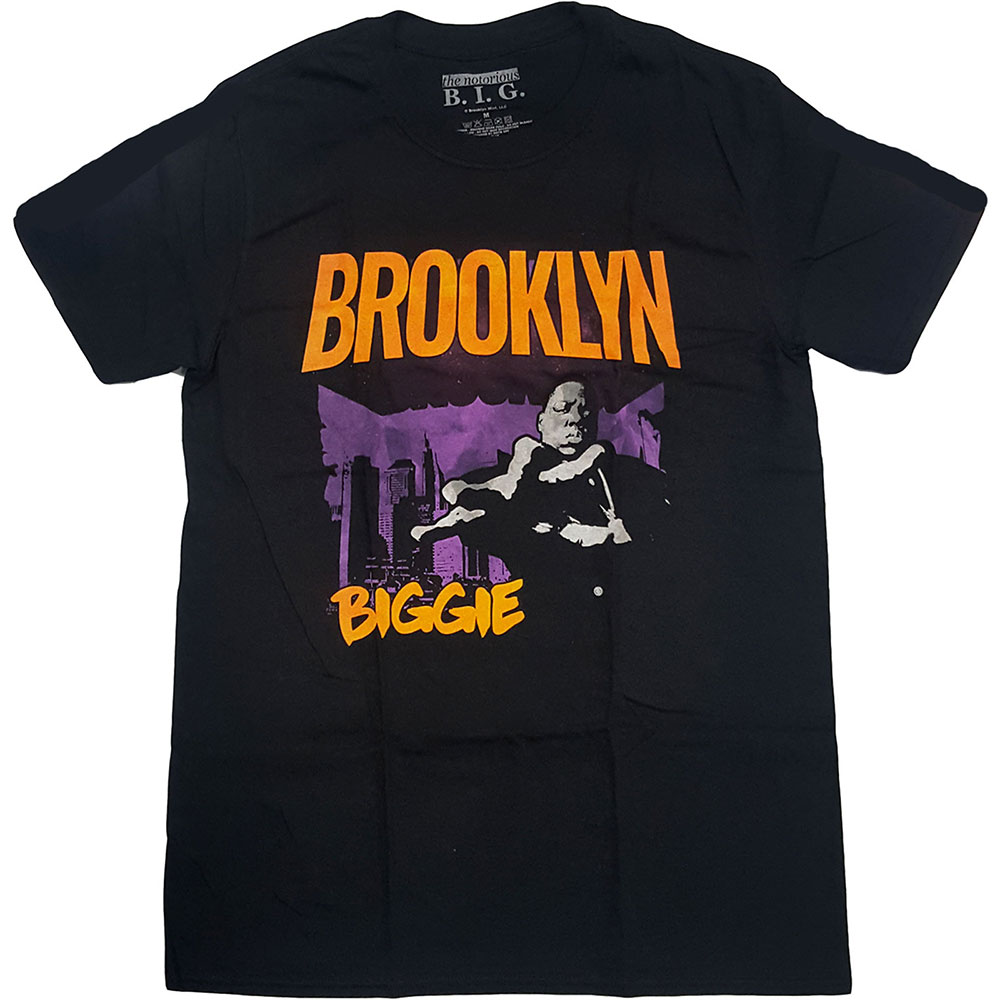 Biggie Smalls Unisex T-Shirt: Brooklyn Orange (Small)