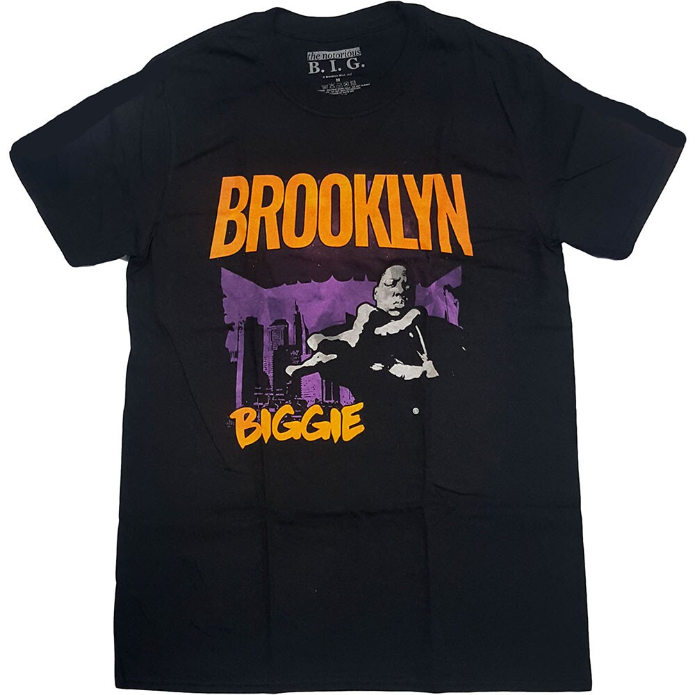 Biggie Smalls Unisex T-Shirt: Brooklyn Orange (Medium)