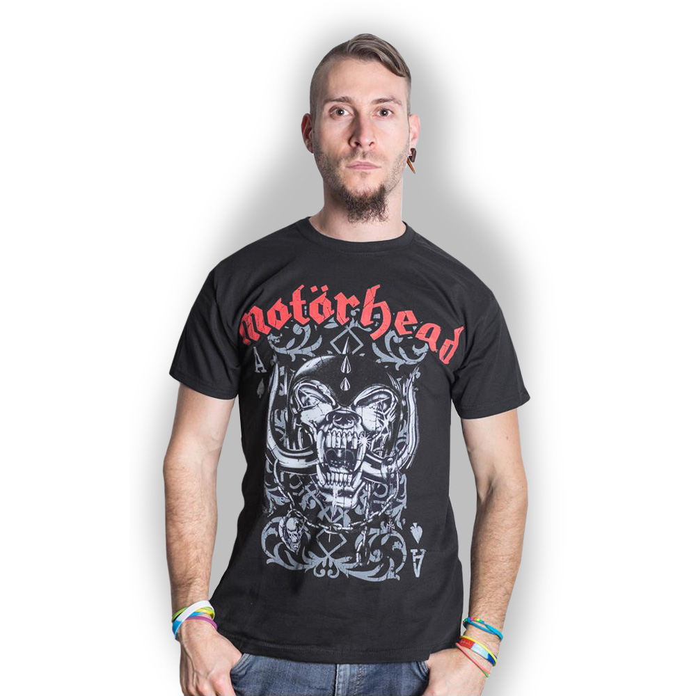 Motorhead Unisex T-Shirt: Playing Card (Small)