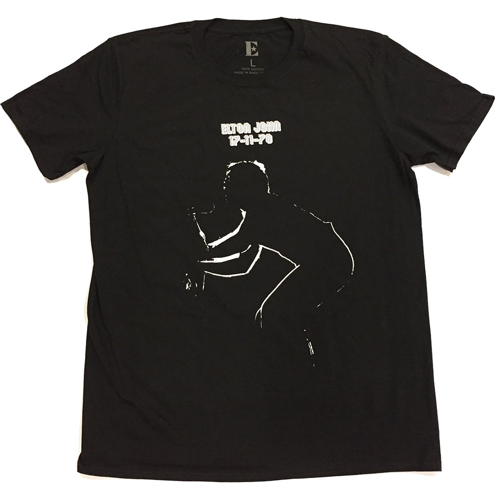 Elton John Unisex T-Shirt: 17.11.70 Album (Large)